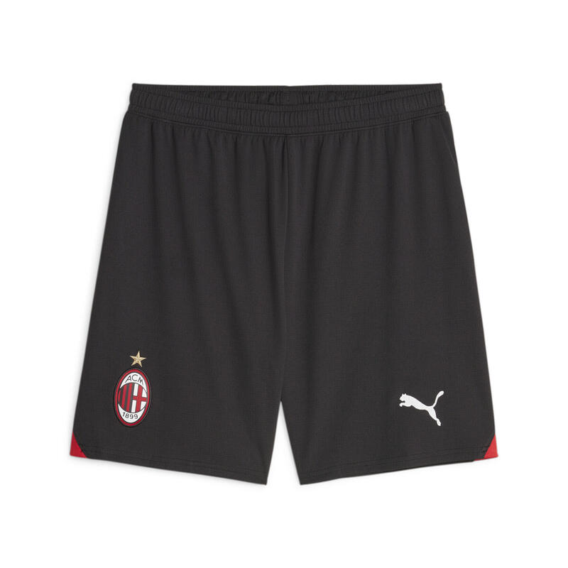 Shorts de fútbol AC Milan PUMA Black For All Time Red