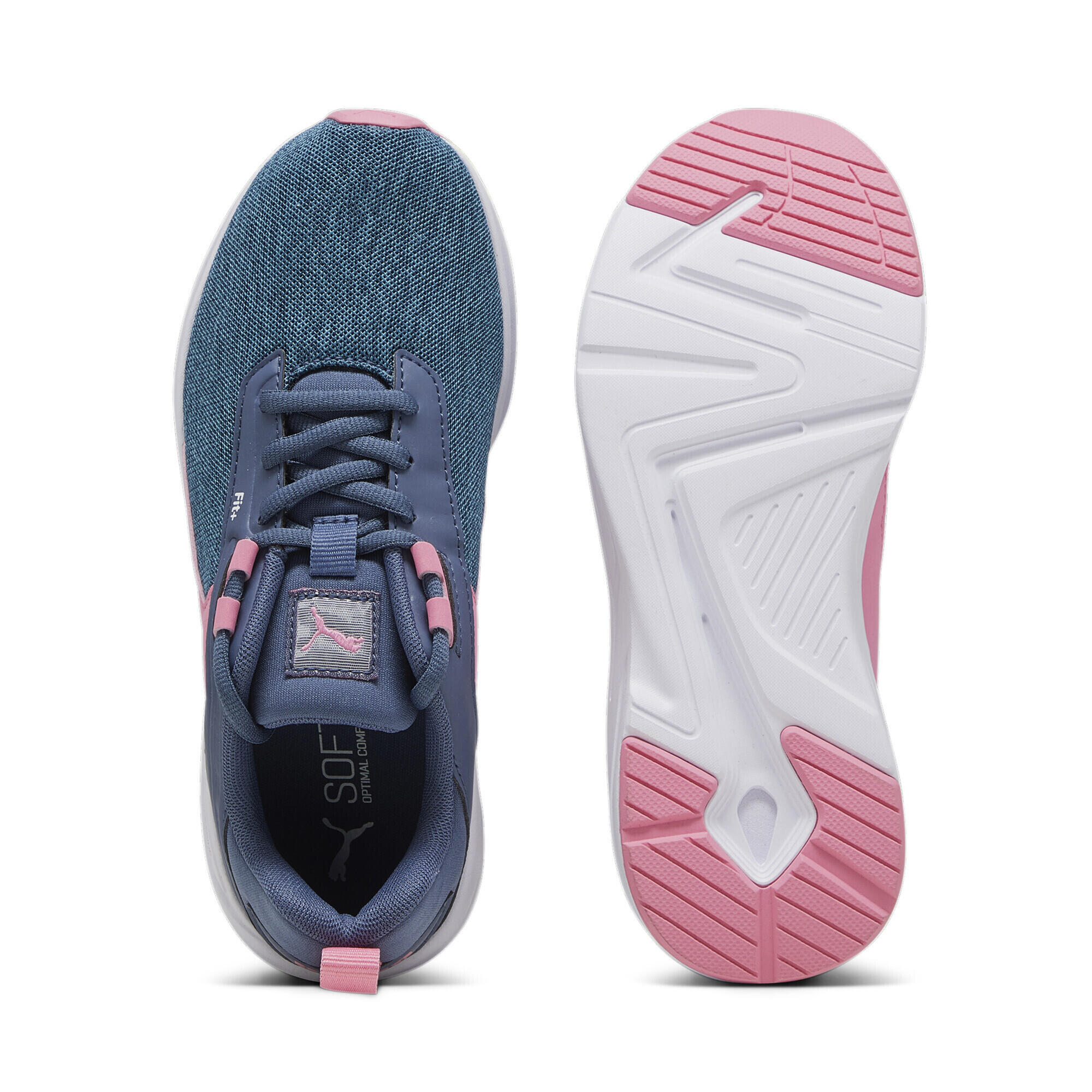 Baskets Comet 2 Alt Enfant et Adolescent PUMA Inky Blue Strawberry Burst Pink 4/6