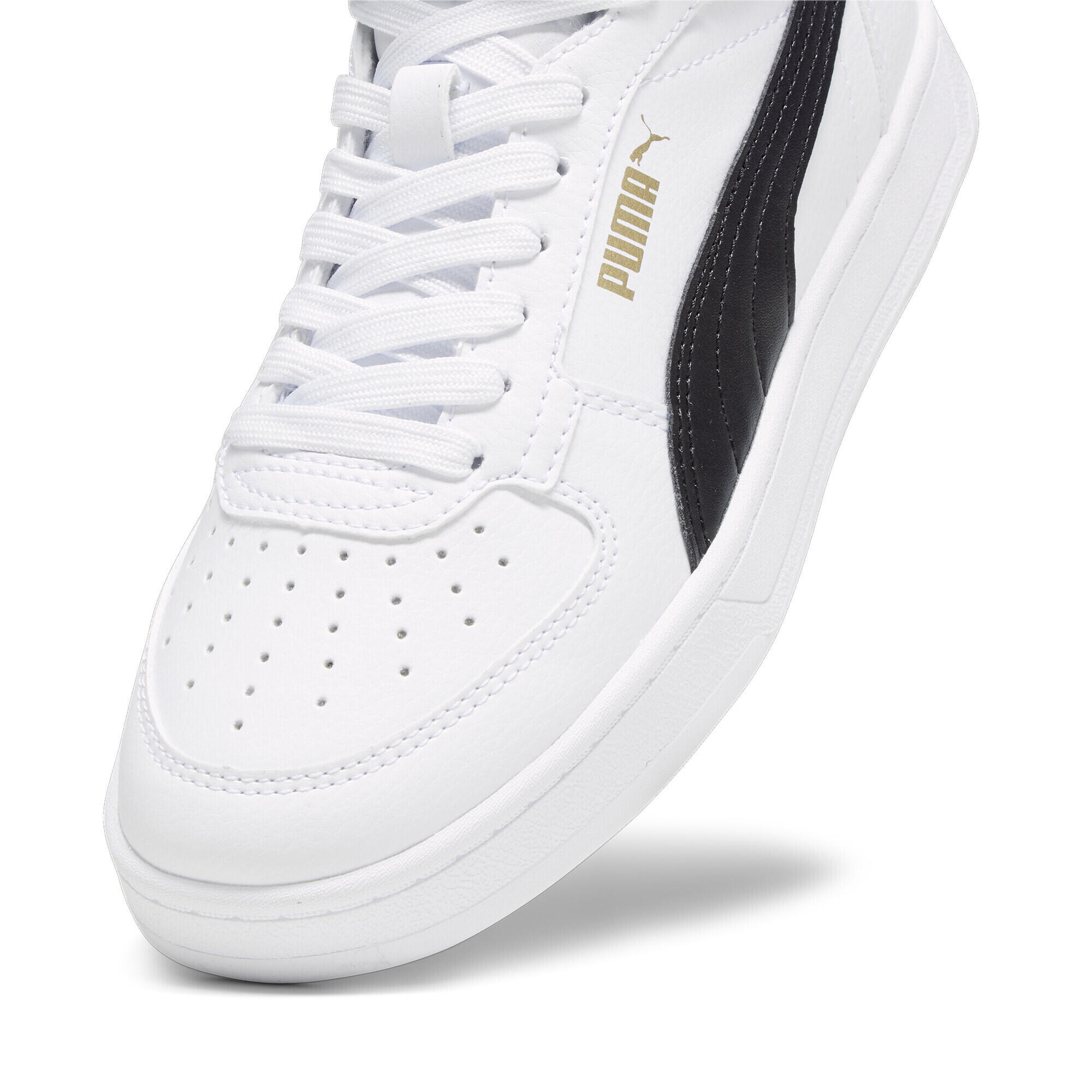 Baskets mi-hautes PUMA Caven 2.0 Enfant et Adolescent PUMA White Black Gold 6/7