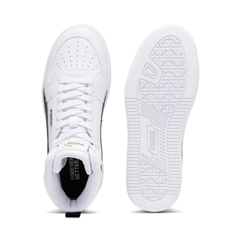 PUMA Caven 2.0 halfhoge sneakers voor jongeren PUMA White Black Gold