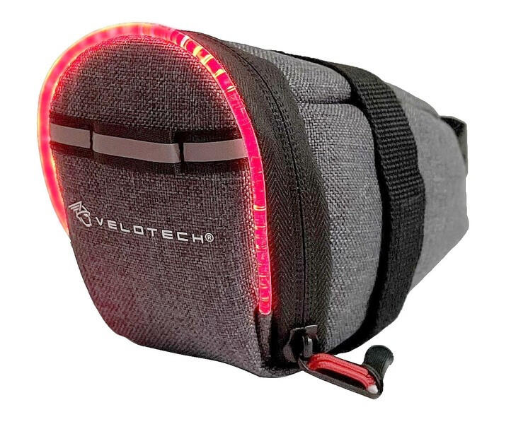 Borsa per sella Velotech con illuminazione 2/3