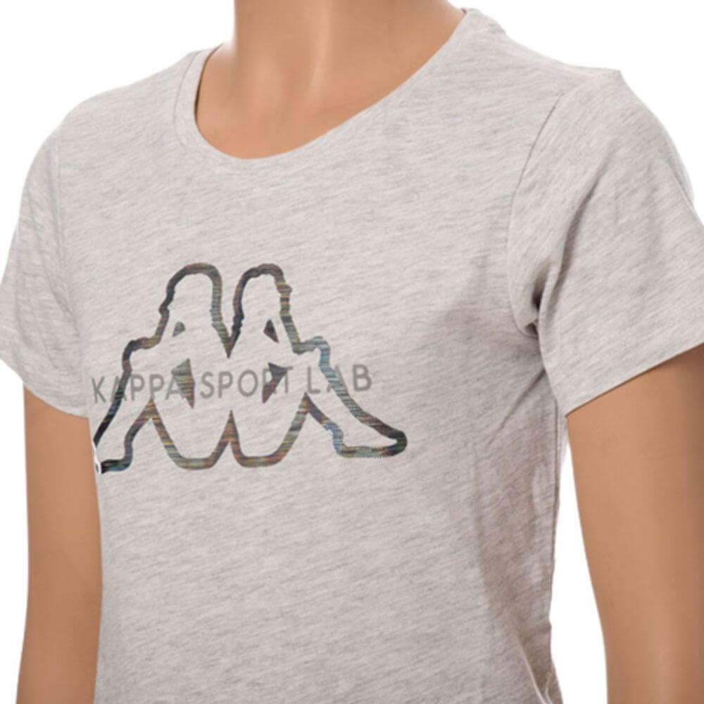 Conjunto camiseta + short niña de algodón KAPPA GRUGLIASCO. Gris 4/4