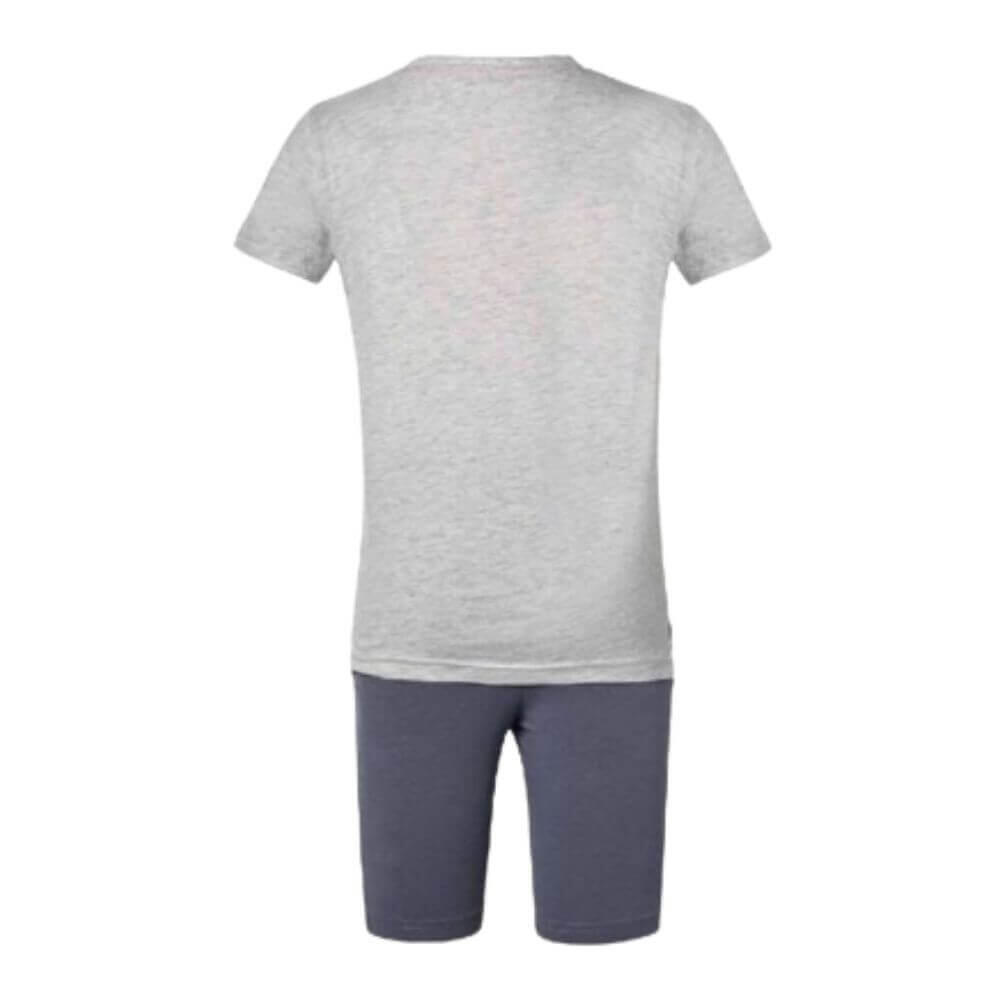 Conjunto camiseta + short niña de algodón KAPPA GRUGLIASCO. Gris 2/4