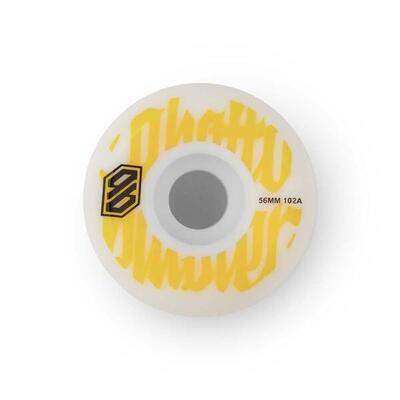 4 blond skateboard 56 mm 102a wielen 4 stuks