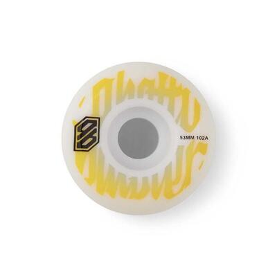 Blond skateboard 53 mm 102a wielen 4 stuks