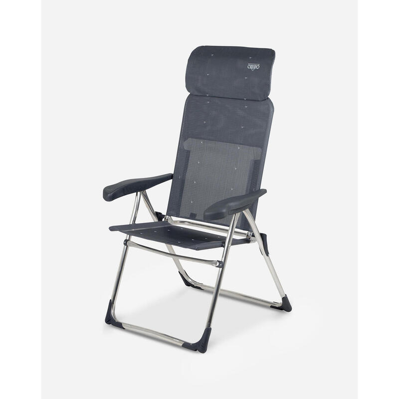 Fauteuil pliant Crespo Compact extra plat aluminium