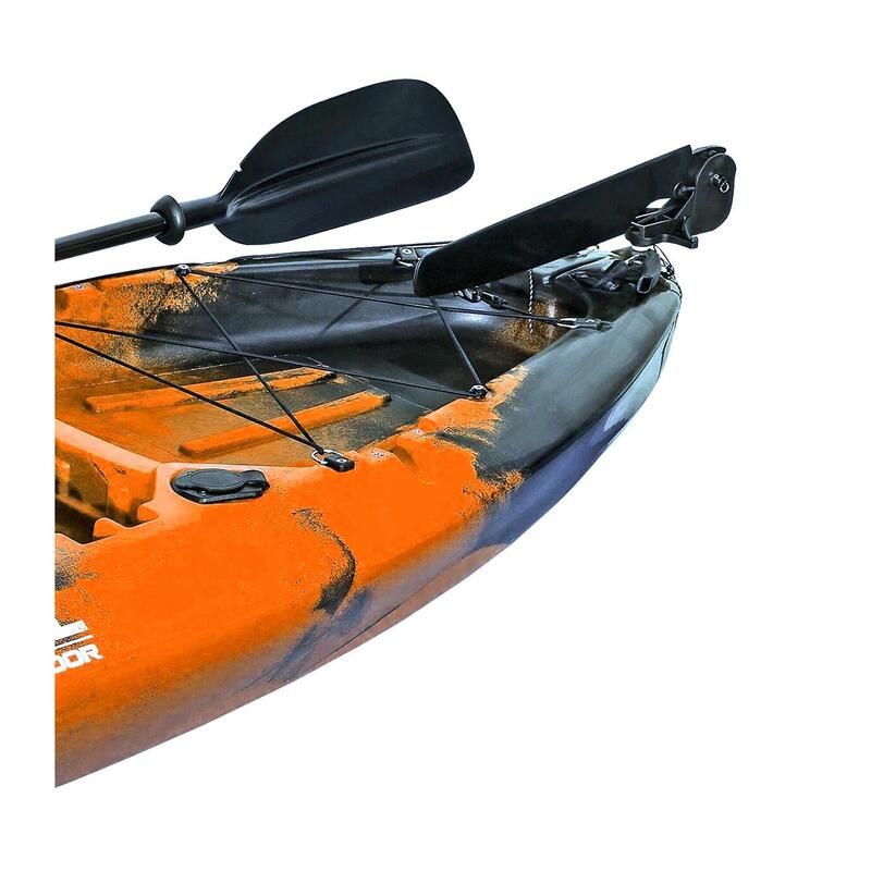 Kayak de pesca individual 310x85cm con silla aluminio y timón