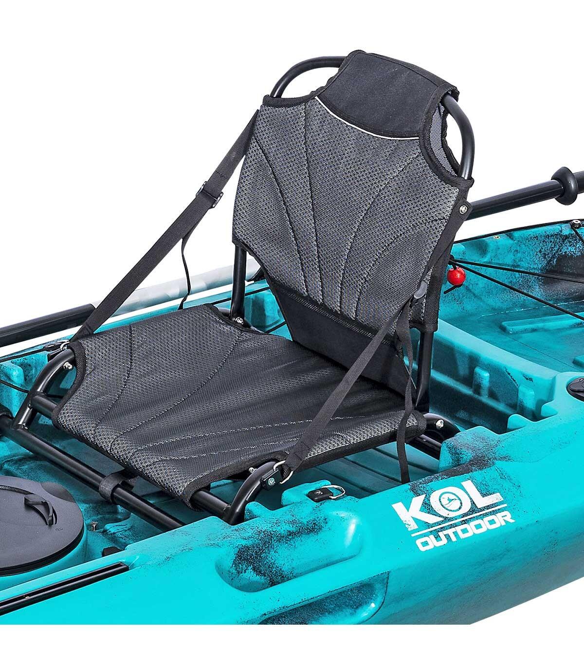 Kayak de pesca individual 310x85cm con silla aluminio y timón 3/7
