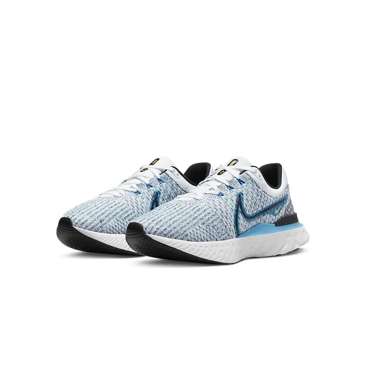 Chaussures de course Nike React Infinity Run Flyknit 3 Bleu/Blanc 2/3