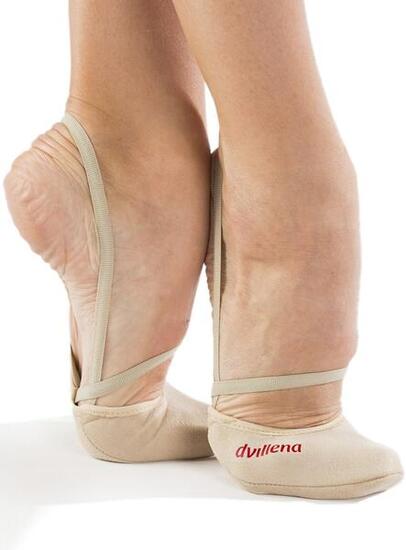 Demi-pointe de gymnastique rythmique pour enfants Dvillena Soft Touch Glove
