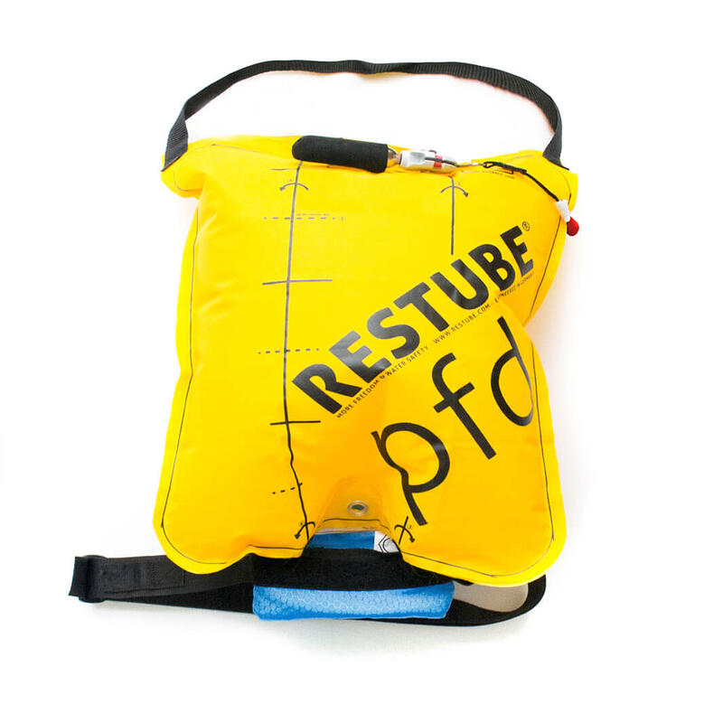 Boa di sicurezza per il nuoto | pfd di RESTUBE, giallo