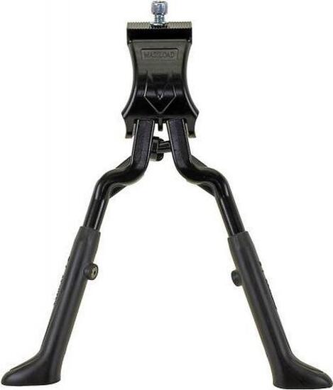 Fietsstandaard Dubbel Standaard 24-28 Inch Aluminium Zwart