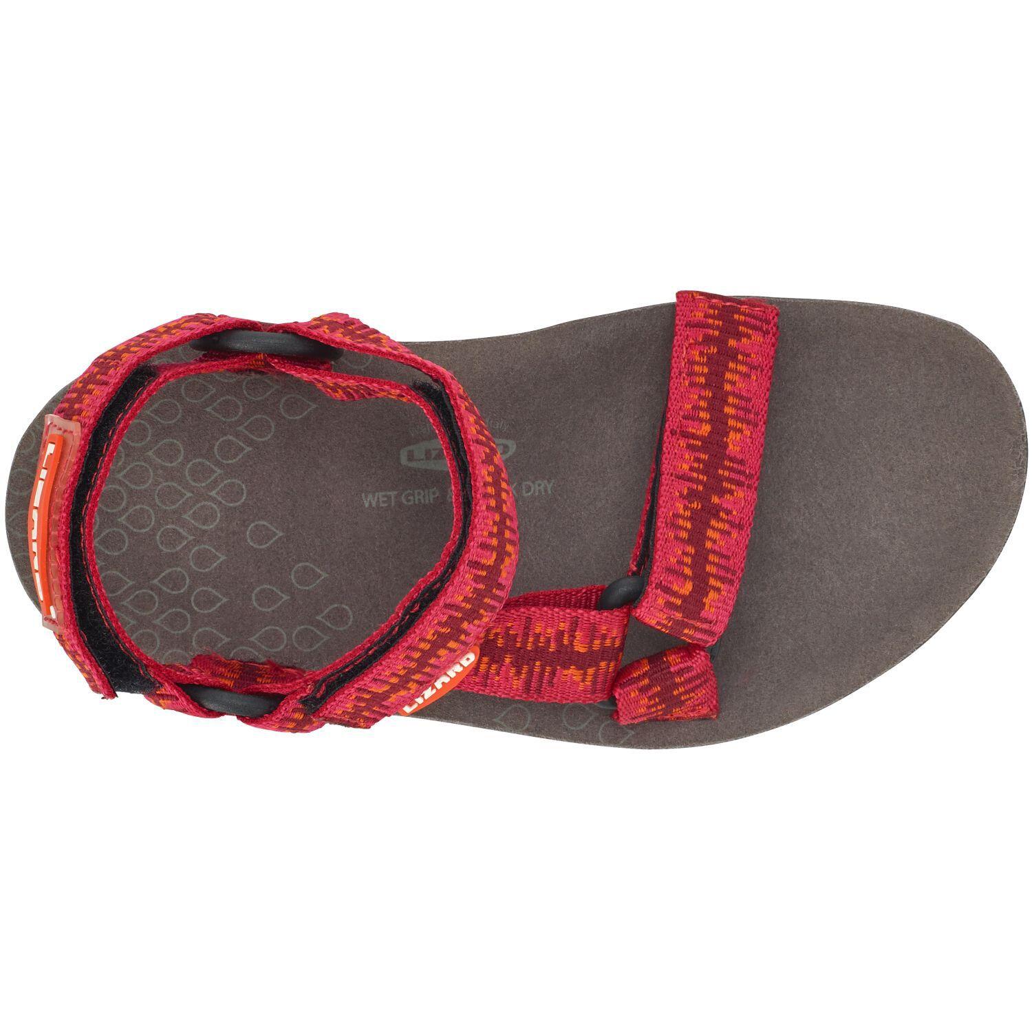 Sandália de de montanha y trekking niños Lizard RAFT II vermelho 5/6