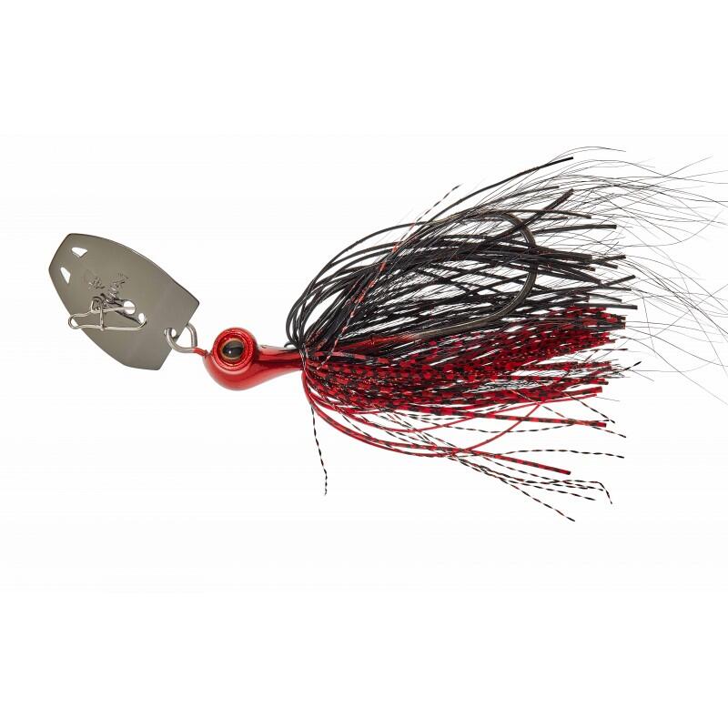 Leurre Gunki Boomer 14gr Black and Red 2/2