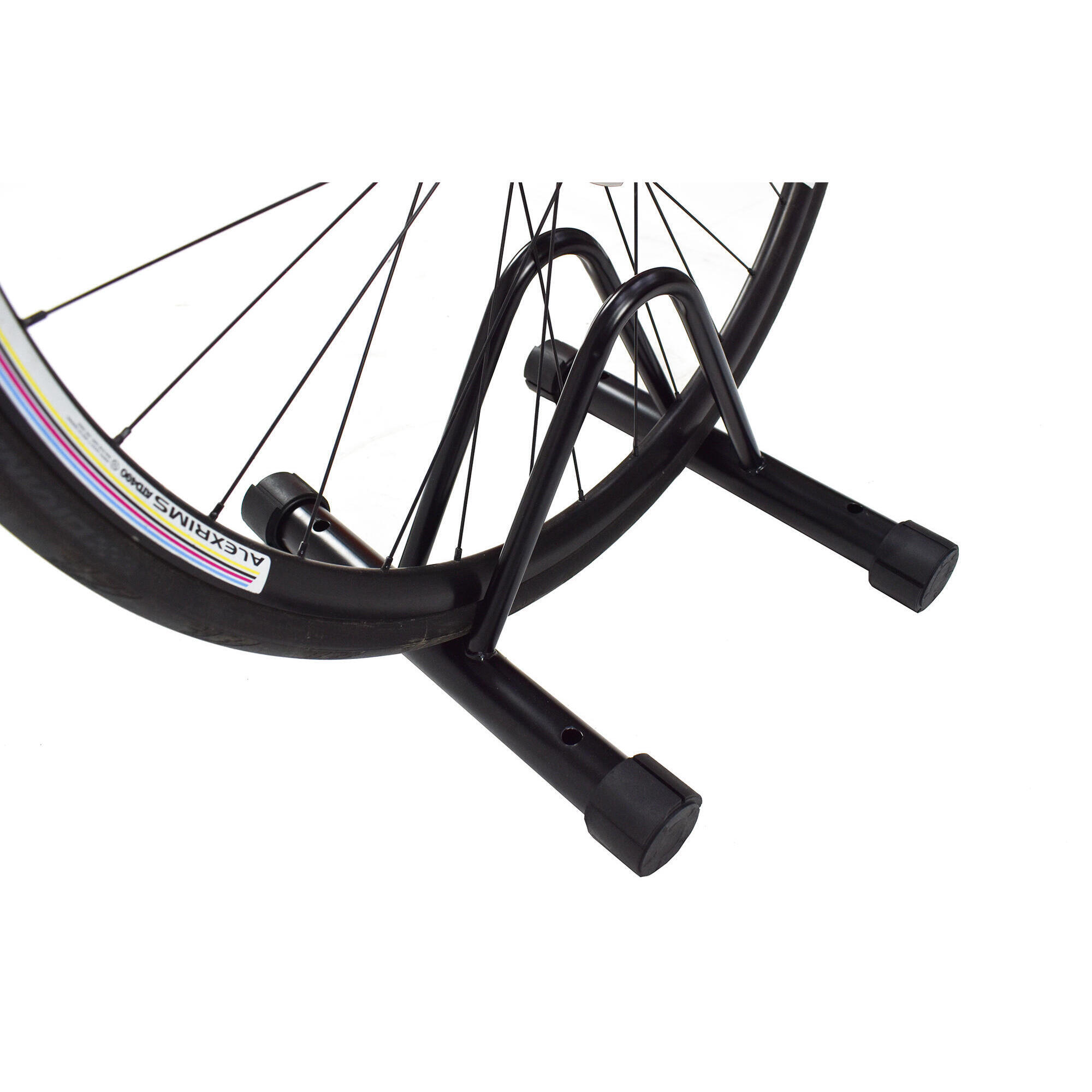 Soporte Pie Bicicleta Met lico Negro 1 Decathlon