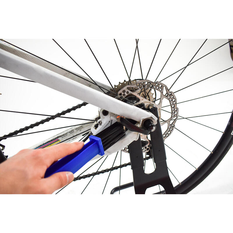 Kit de limpieza de cadena de bicicleta de 4 piezas.
