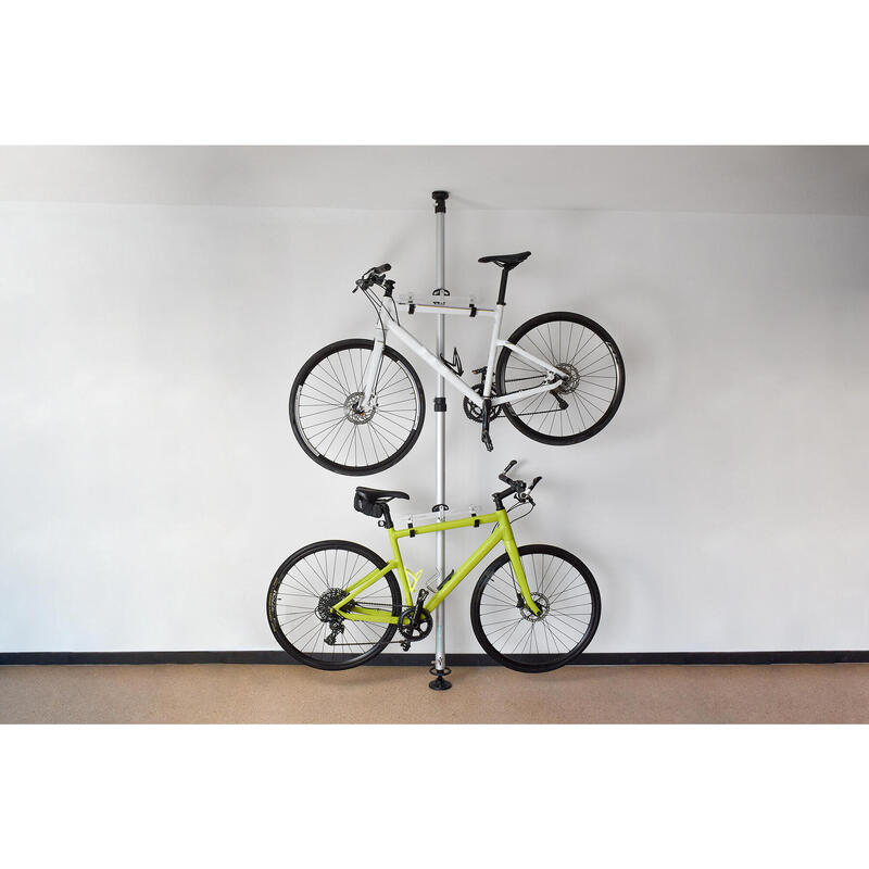 Teleskopischer Fahrradständer für 2 Fahrräder