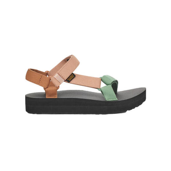 Sandali da Trekking Donna Midform Universal Verde Marrone