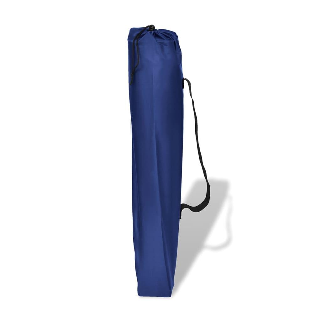 Mesa azúl plegable para camping 5/5