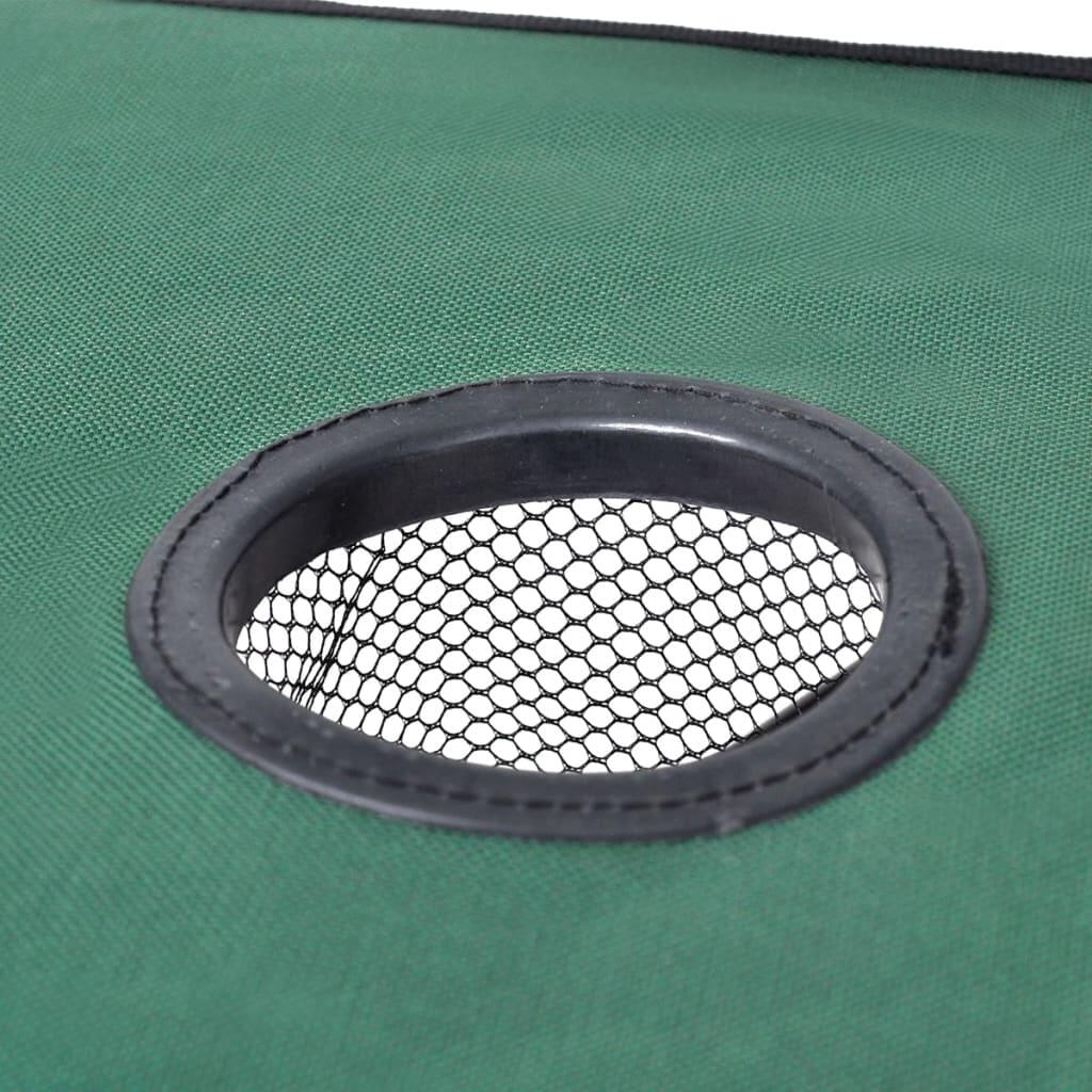 Mesa plegable para camping, color verde oscuro 2/5