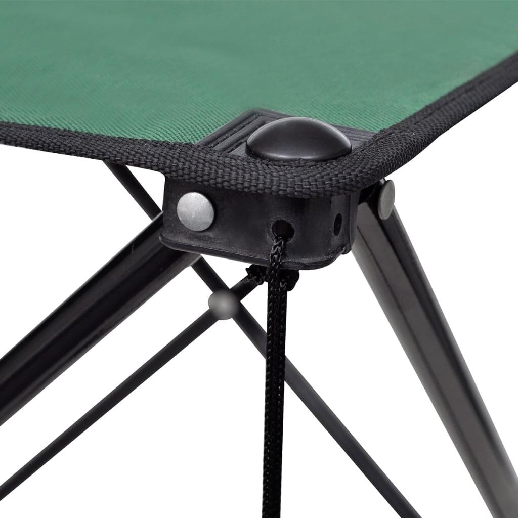 Mesa plegable para camping, color verde oscuro 3/5
