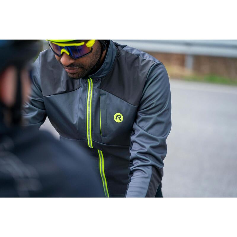 Fahrrad Winterjacke Herren - HI VIS