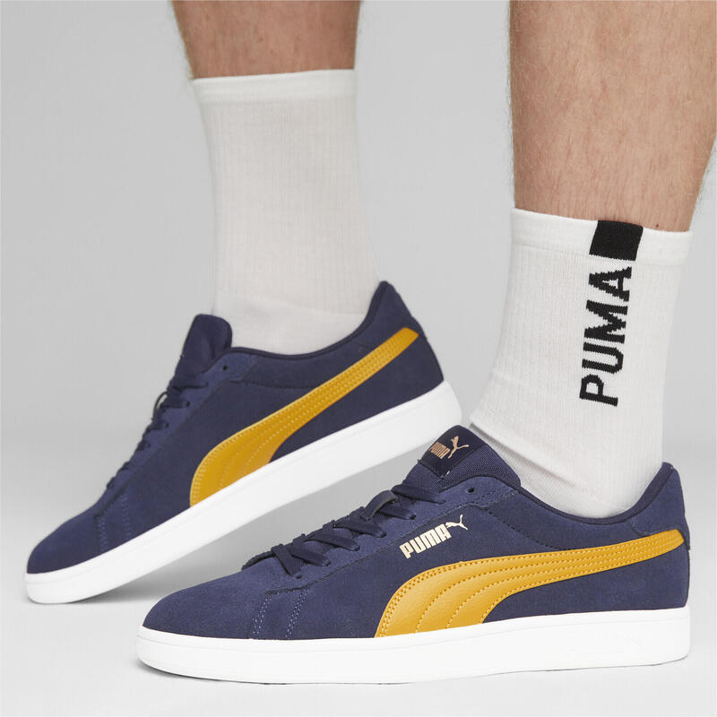 Smash 3.0 Sneakers Erwachsene PUMA Navy Amber Gold White Blue Yellow