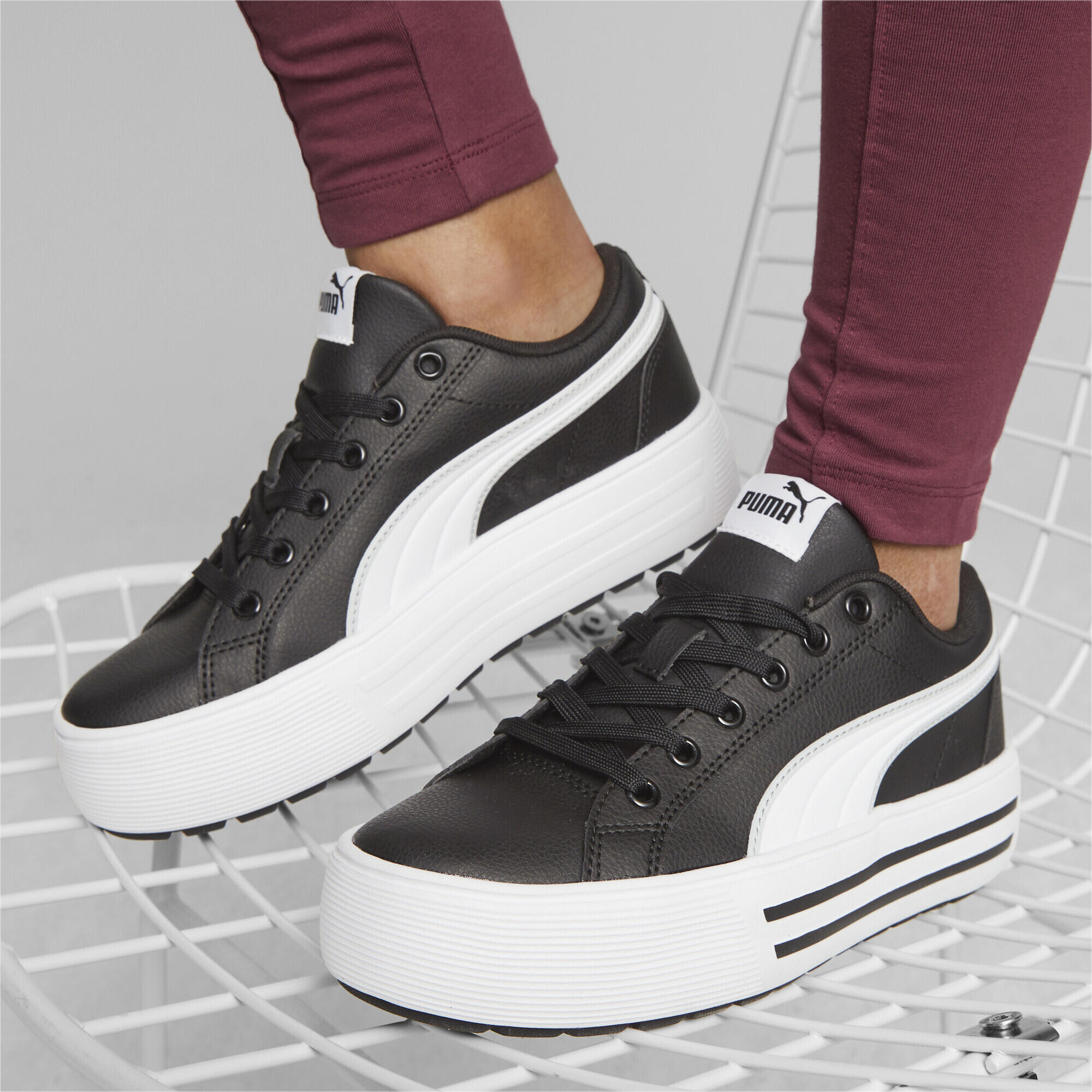 Sneakers Kaia 2.0 Femme PUMA Black White Ash Gray 2/7