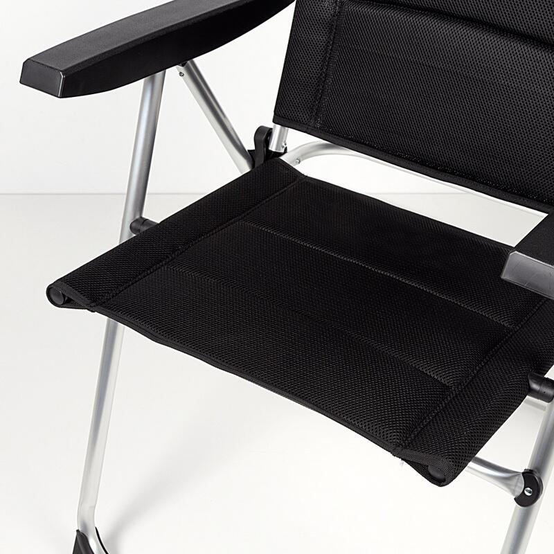 Cadeira dobrável acolchoada de luxo com encosto alto multiposições Aktive