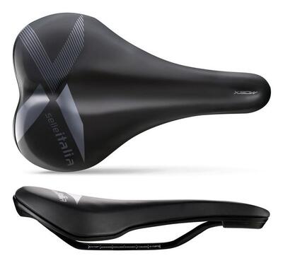 Fietszadel x-bow aluminium s1 zwart