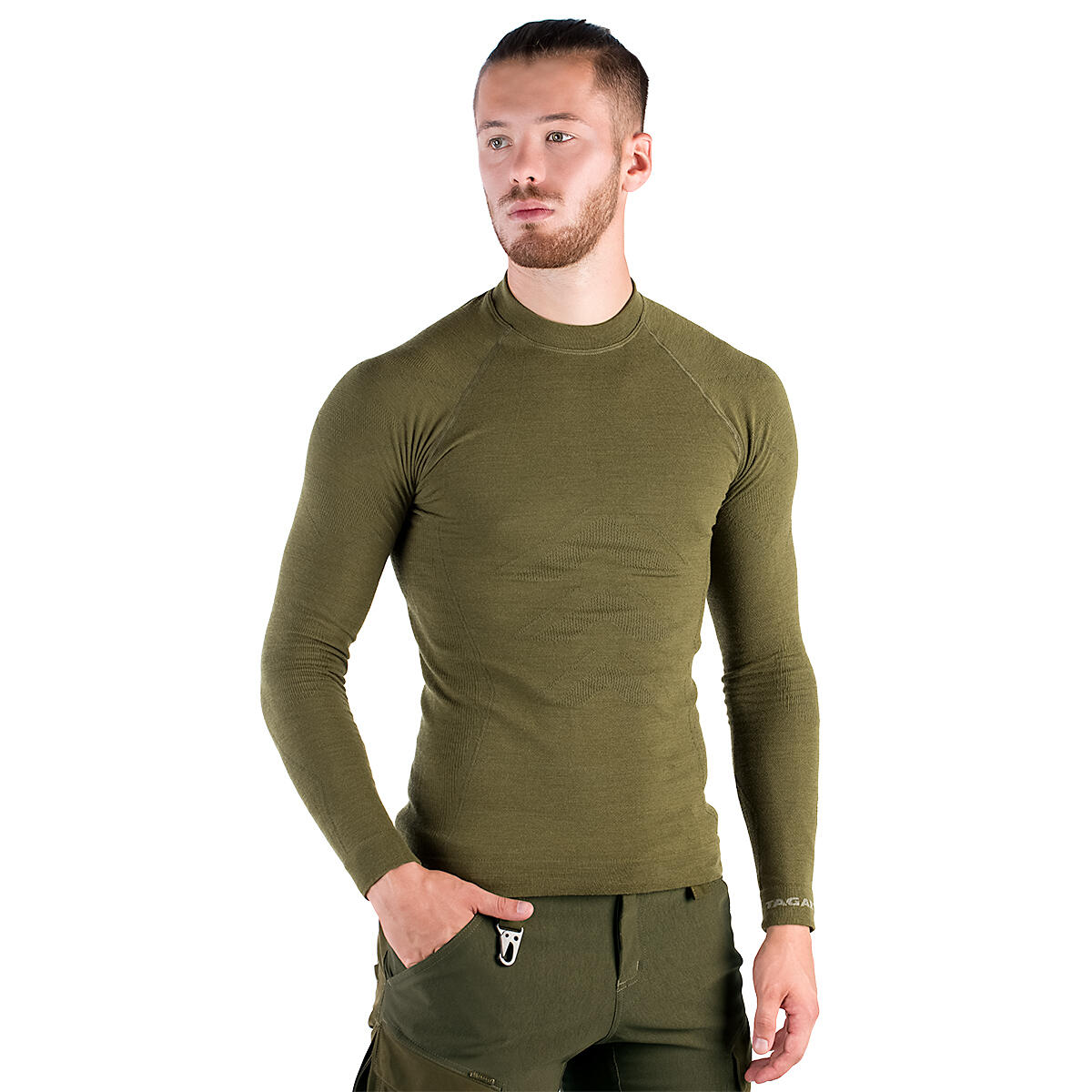 TAGART Termoaktivní pánské tričko Greenland MERINO z merino vlny s ionty stříbra