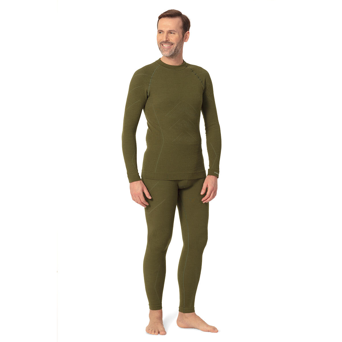 TAGART Herren lange Thermo Unterwäsche Tagart Greenland mit Merinowolle und Silberionen