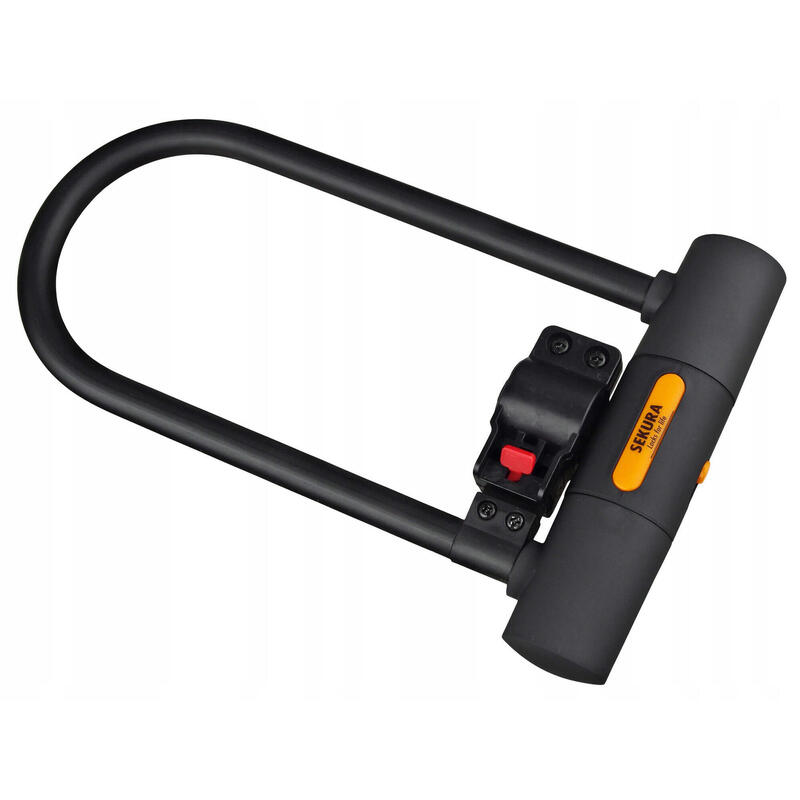 Antifurt bicicleta tip U, suport prindere, 32 x 18 x 4 cm