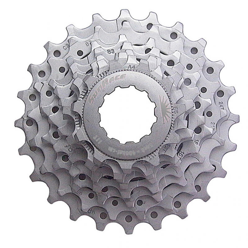 Cassette  7v. Sunrace 12-24 r63 pour Shimano/Sram nickel