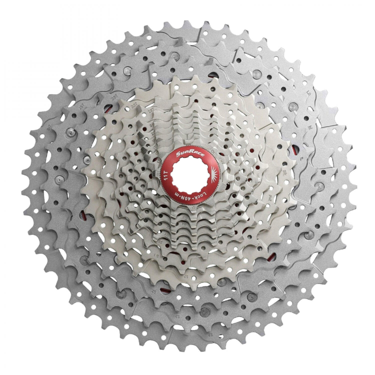 Kaseta Csmz903 12-Biegowa 11-51T Metaliczna Z Czerwonym Pająkiem