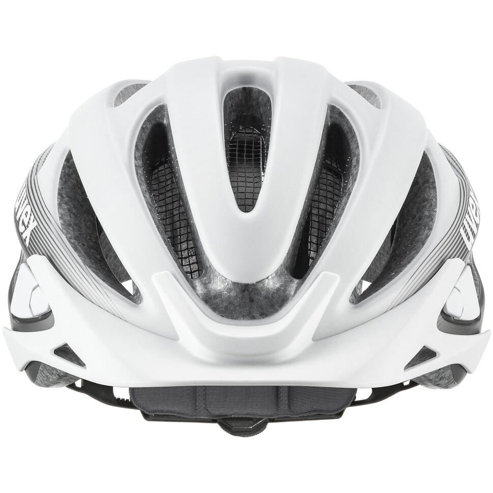 Kask rowerowy damski Uvex true cc WE biało - szary matowy