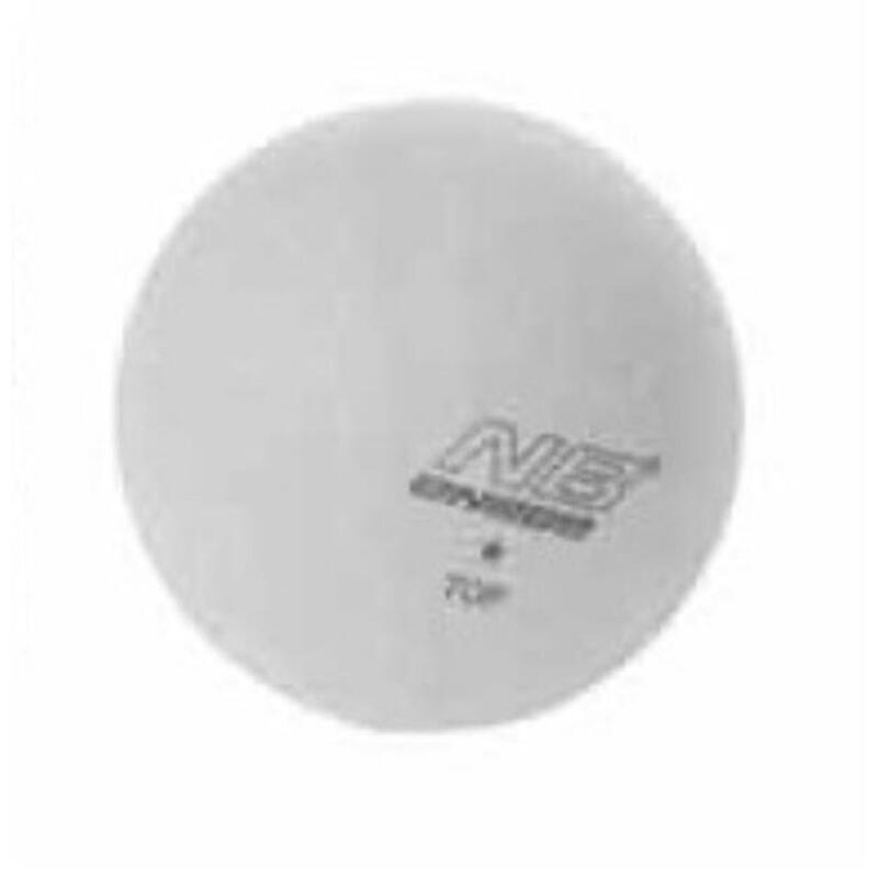 PELOTA DE PING PONG CAJA 3+1 PELOTAS NB TOP 3*** BLANCO