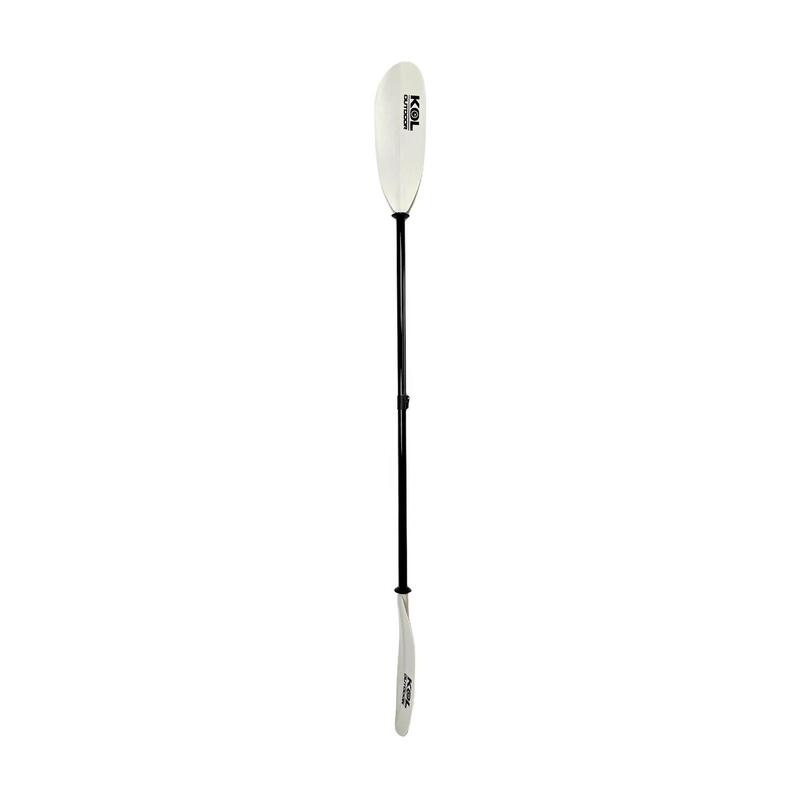 Remo telescópico de 2 peças fibra de vidro + nylon 210-220cm