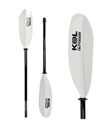 Pagaie télescopique 2 pièces fibre de verre + nylon 210-220cm