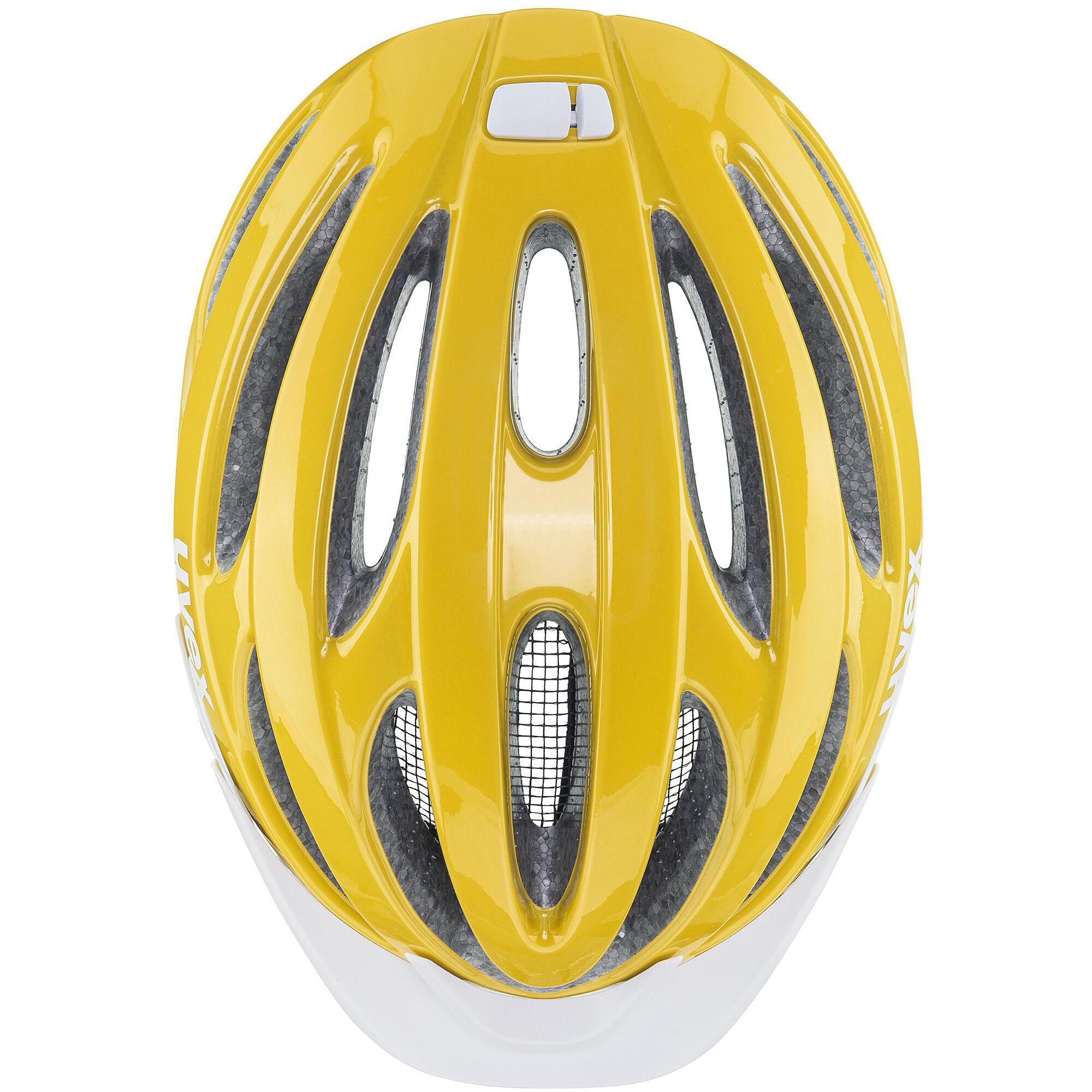 Casque de vélo Uvex true jaune - blanc 4/5