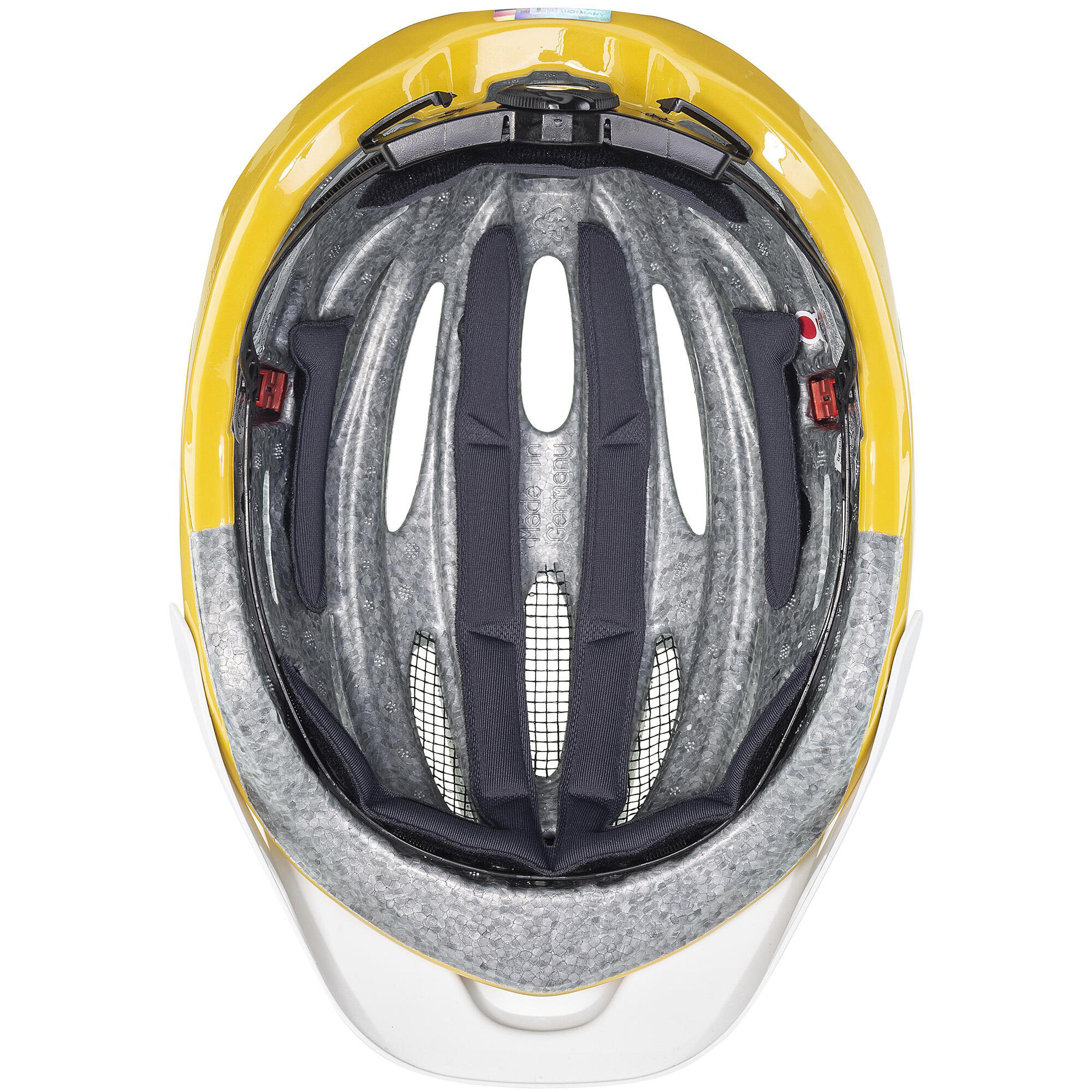Casque de vélo Uvex true jaune - blanc 5/5