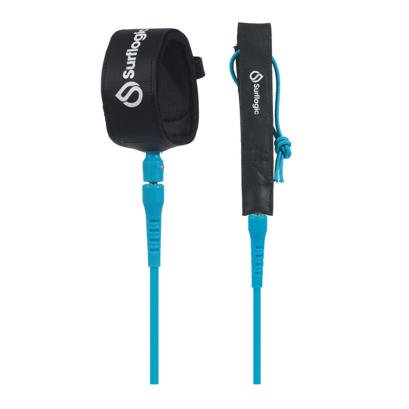 Leash do deski Surf Logic Surf Air comp 6 Cyan