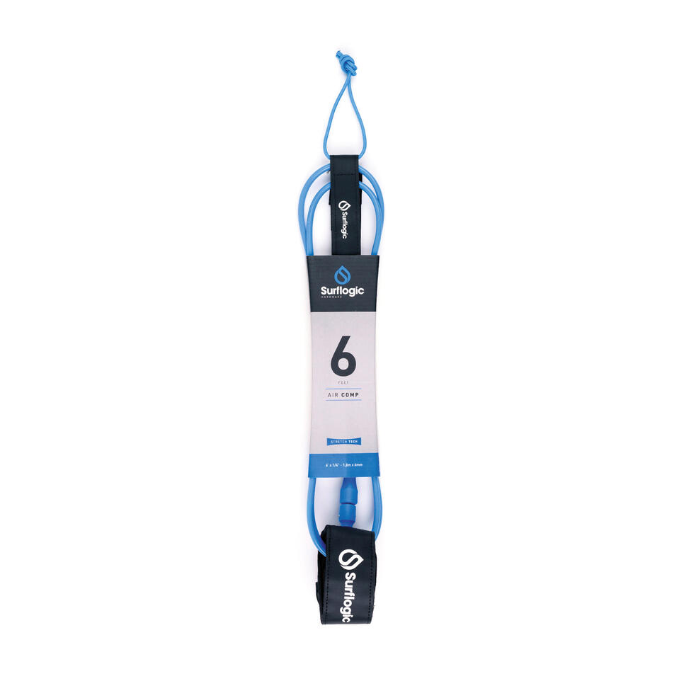 Leash do deski Surf Logic Surf Air comp 6 Cyan