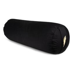 MindBaas - Yoga Bolster - Eco - Zwart - 60 x 20 (lengte x diameter)