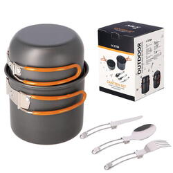 Set de vaisselle de camping Nils Camp NC1704