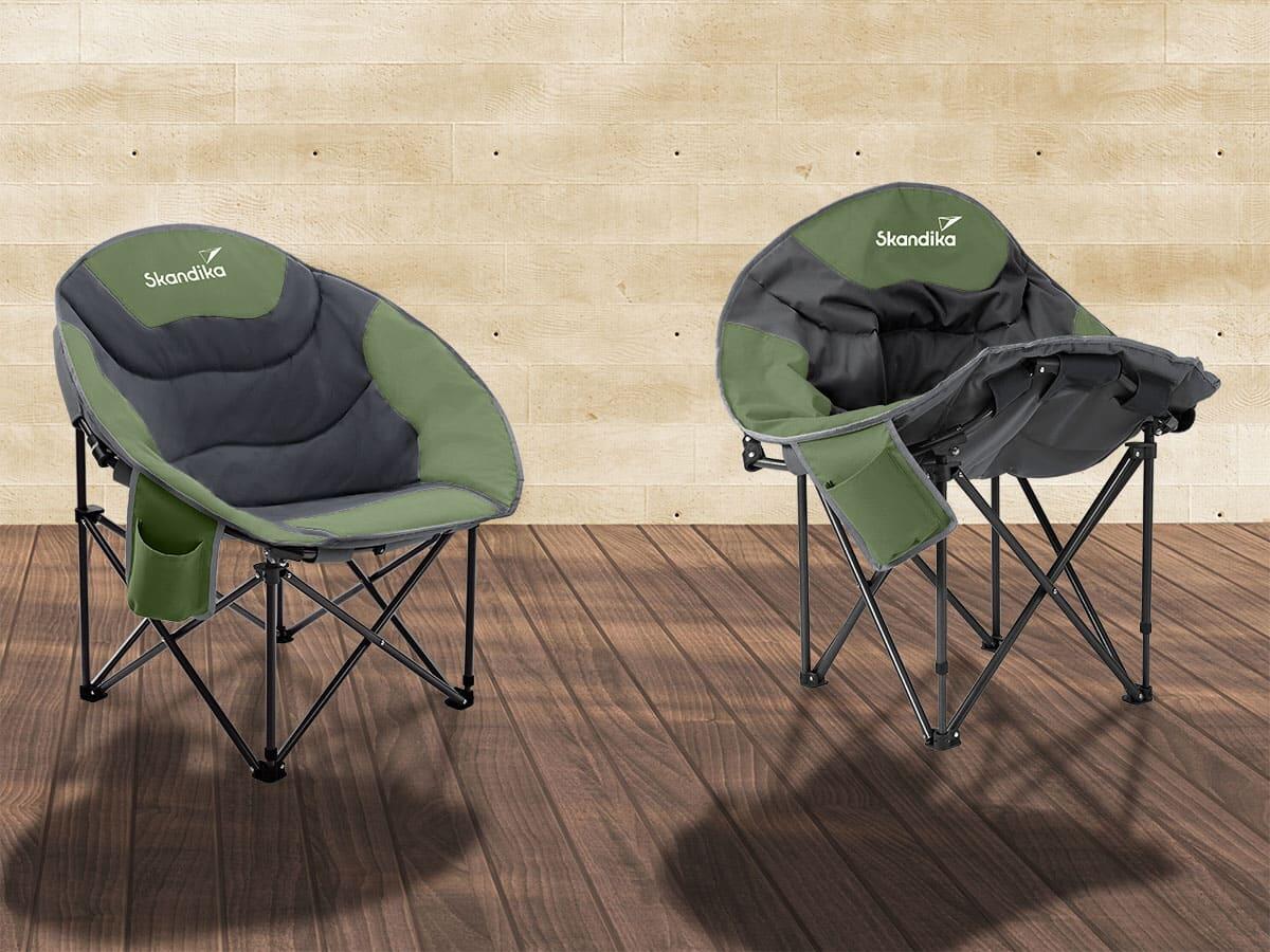 Chaise de Camping Moonchair Sirkka - rembourré - Max. 150 kg 3/8