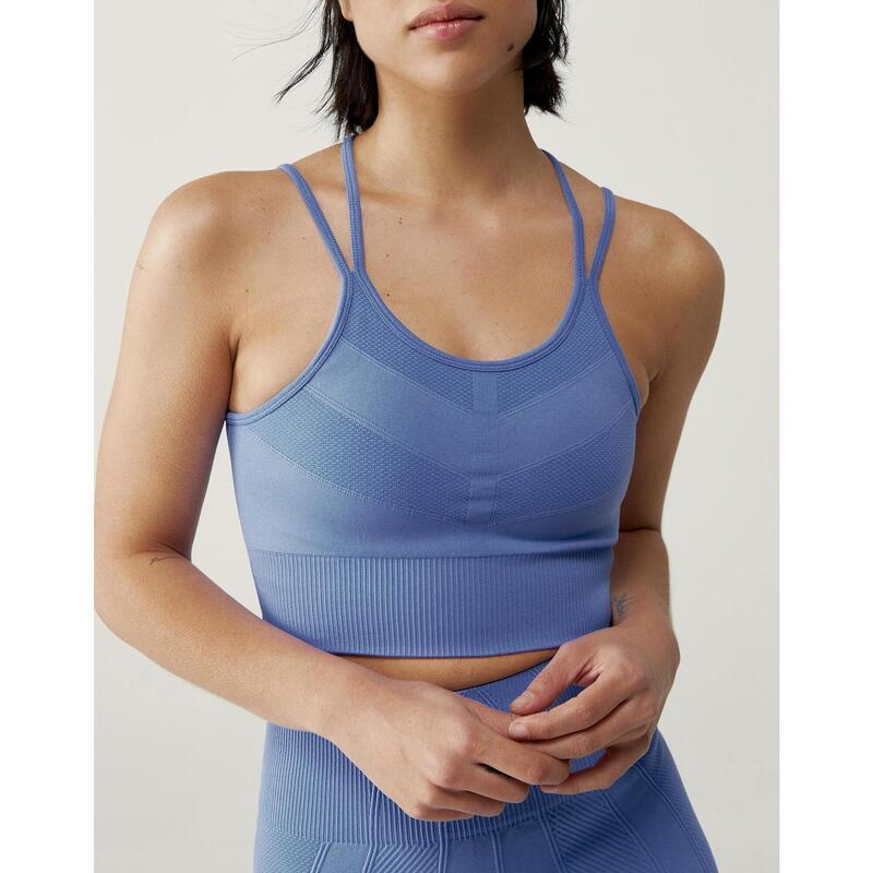 Isolda Born Living Yoga Soutien-gorge de sport à maintien moyen pour femme