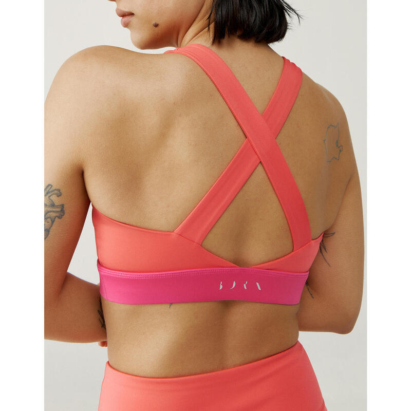 Layna Born Living Yoga Soutien-gorge de sport à maintien moyen pour femme