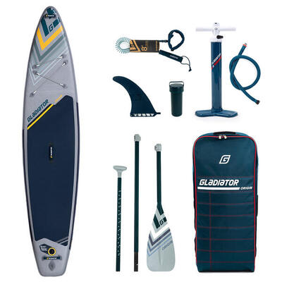 Gladiator origin 10'6" kid sup opblaasbaar board voor kinderen grijs-marineblauw