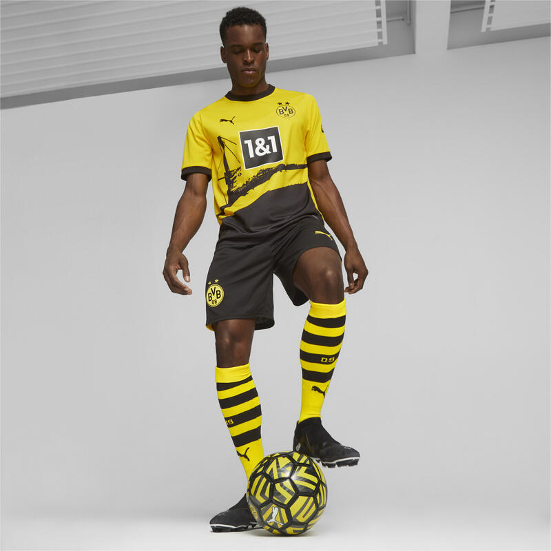 Borussia Dortmund 23/24 thuisshirt voor heren PUMA Cyber Yellow Black